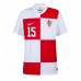 Croazia Mario Pasalic #15 Prima Maglia Europei 2024 Manica Corta